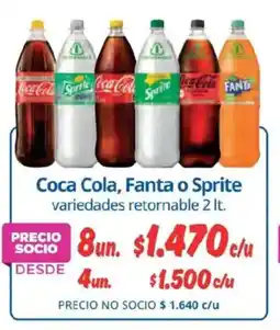 Alvi Coca Cola, Fanta o Sprite oferta