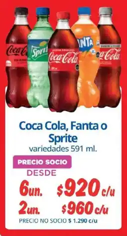 Alvi Coca Cola, Fanta o Sprite oferta