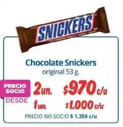 Alvi Snickers chocolate oferta