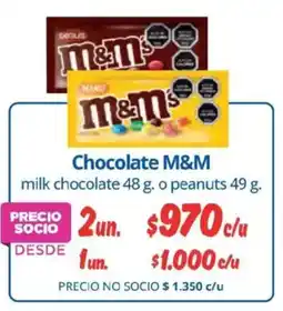 Alvi M&M chocolate oferta