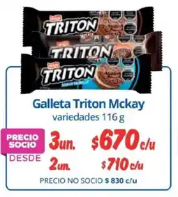 Alvi McKay Triton galleta oferta
