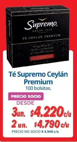 Alvi Supremo ceylán premium té oferta
