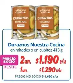 Alvi Nuestra Cocina duraznos oferta