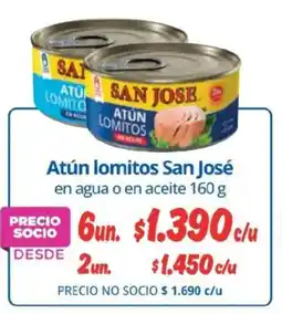 Alvi San Jose atún lomitos en agua o en aceite oferta