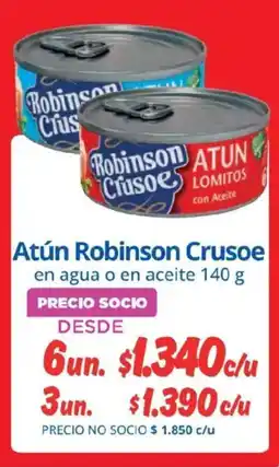 Alvi Robinson Crusoe atún en agua o en aceite oferta