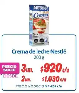 Alvi Nestlé crema de leche oferta