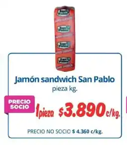Alvi San Pablo jamón sandwich oferta