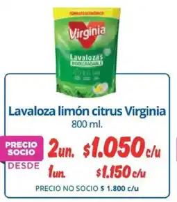 Alvi Virginia lavaloza limón citrus oferta