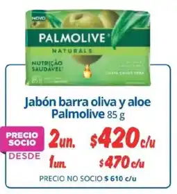 Alvi Palmolive jabon barra oliva y aloe oferta