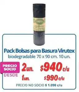 Alvi Virutex bolsas para basura oferta
