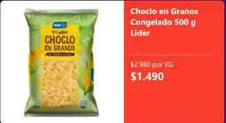 Super Bodega a Cuenta Lider choclo en granos congelado oferta