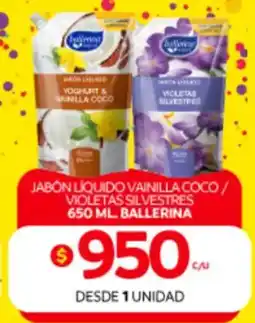 Central Mayorista Jabón liquido vainilla coco/ violetas silvestres oferta