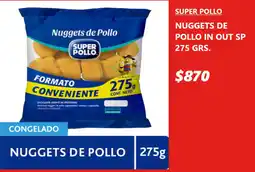 Central Mayorista Super pollo nuggets de pollo oferta