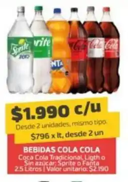 Super Ganga Bebidas cola cola coca cola oferta