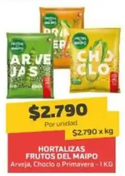 Super Ganga Frutos del maipo hortalizas oferta