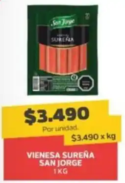 Super Ganga San jorge vienesa sureña oferta