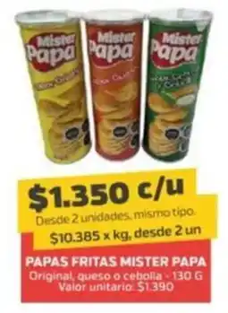 Super Ganga Mister papa papas fritas oferta