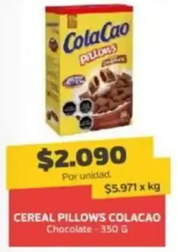 Super Ganga Colacao cereal pillows chocolate oferta