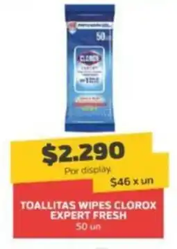 Super Ganga Clorox expert fresh toallitas wipes oferta