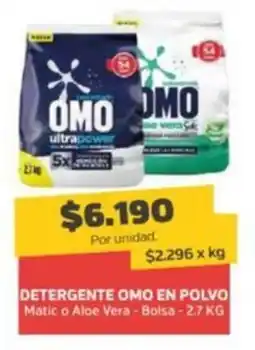 Super Ganga Omo detergente en polvo oferta
