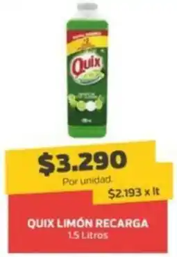 Super Ganga Quix limón recarga oferta