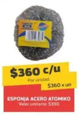 Super Ganga Atomiko esponja acero oferta