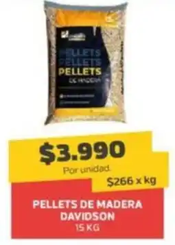 Super Ganga Davidson pellets de madera oferta