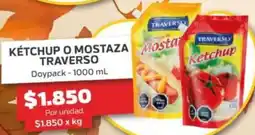 Super Ganga Traverso kétchup o mostaza oferta