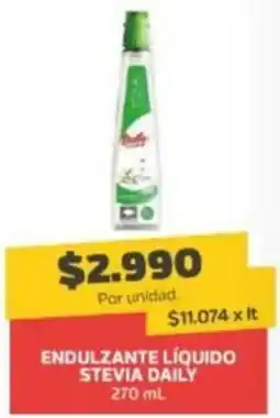 Super Ganga Stevia daily endulzante líquido oferta