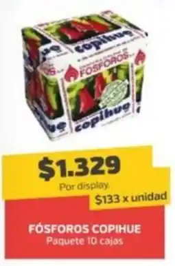 Super Ganga Copihue fósforos paquete oferta