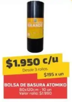 Super Ganga Atomiko bolsa de basura oferta