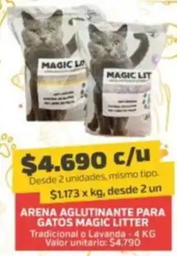 Super Ganga Magic litter arena aglutinante para gatos oferta