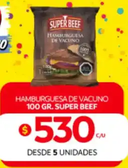 Central Mayorista Super beef hamburguesa de vacuno oferta