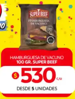 Central Mayorista Super beef hamburguesa de vacuno oferta