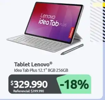 Tablet LenovoⓇ Idea Tab Plus 12.1" 8GB 256GB