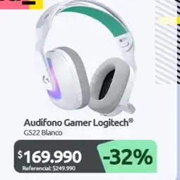 PC Factory Audífono Gamer Logitech® G522 Blanco oferta