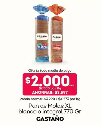 Castaño pan de molde XL