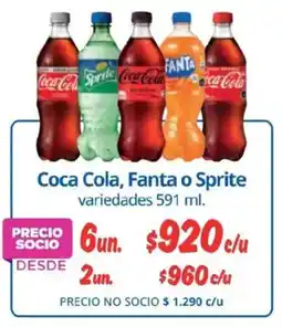 Alvi Coca Cola, Fanta o Sprite oferta
