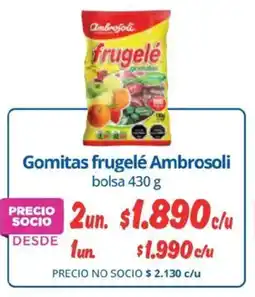 Alvi Ambrosoli gomitas frugelé oferta