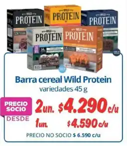 Alvi Wild Protein barra cereal oferta