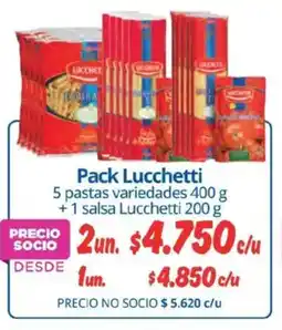 Alvi Lucchetti pastas +salsa oferta