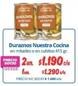 Alvi Nuestra Cocina duraznos oferta