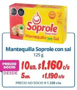 Alvi Soprole mantequilla con sal oferta
