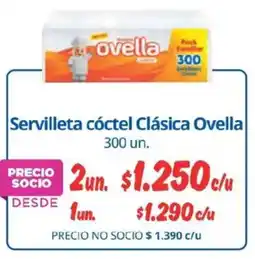 Alvi Ovella servilleta cóctel clásica oferta