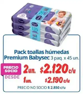 Babysec Premium toallas humedas