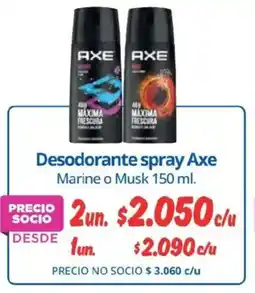 Alvi Axe desodorante spray oferta