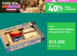 Jumbo Tabla de Queso Quillayes Envasado reagalo mamá oferta