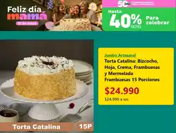 Jumbo Torta Catalina Feliz día mama oferta