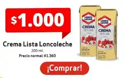 Unimarc Loncoleche crema lista oferta