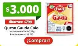 Unimarc Calo queso gauda oferta